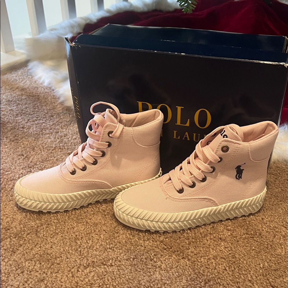 Polo by Ralph Lauren Kids Light Pink Sneakers